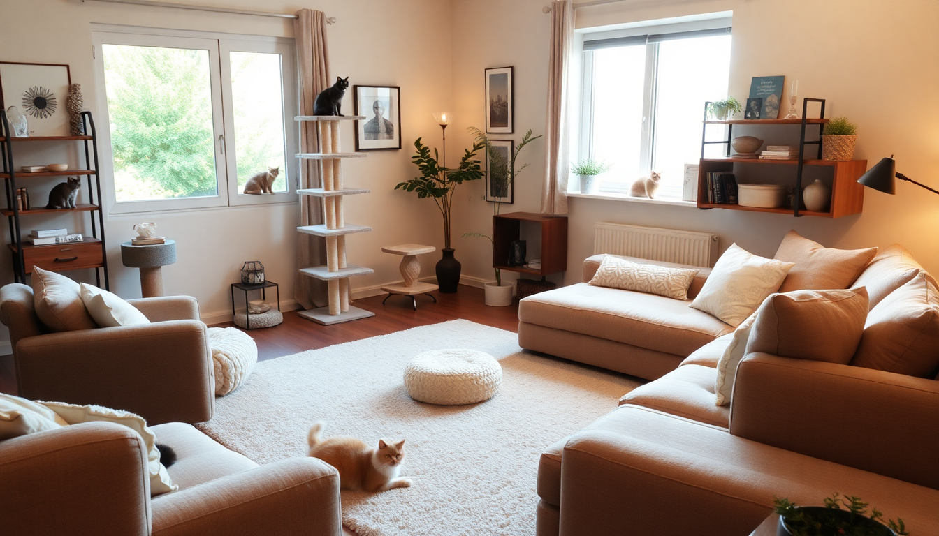 Elevate Your Cat's Lifestyle: Designing a Cat-Friendly Home Without Sacrificing Style
