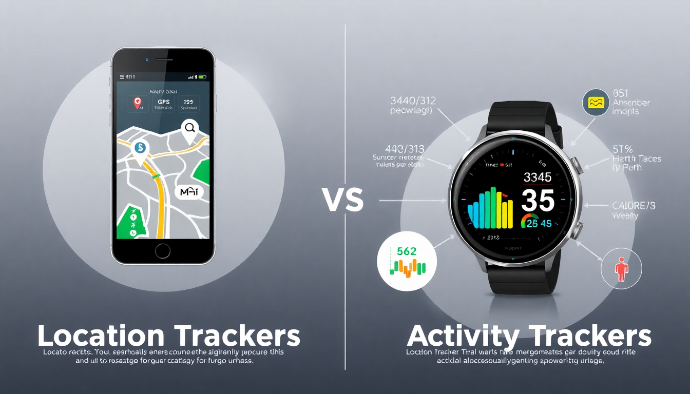 Location Trackers vs Activity Trackers: What's the Difference?