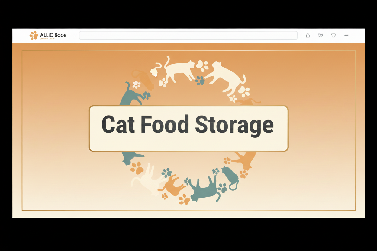 Cat Food Storage