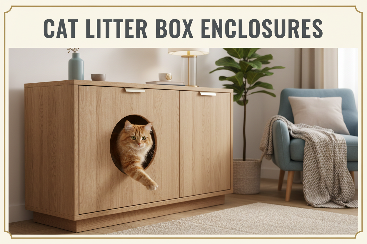 Cat Litter Box Enclosures