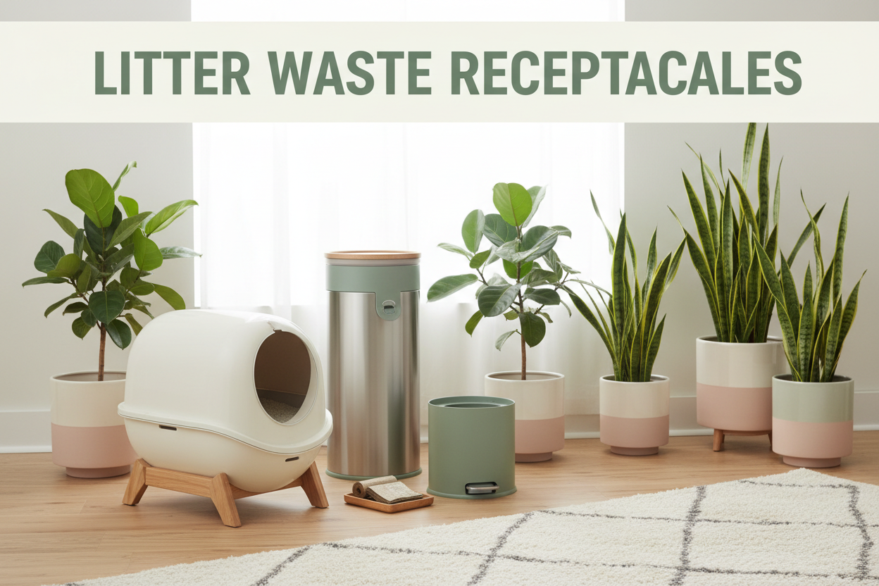 Litter Waste Receptacles