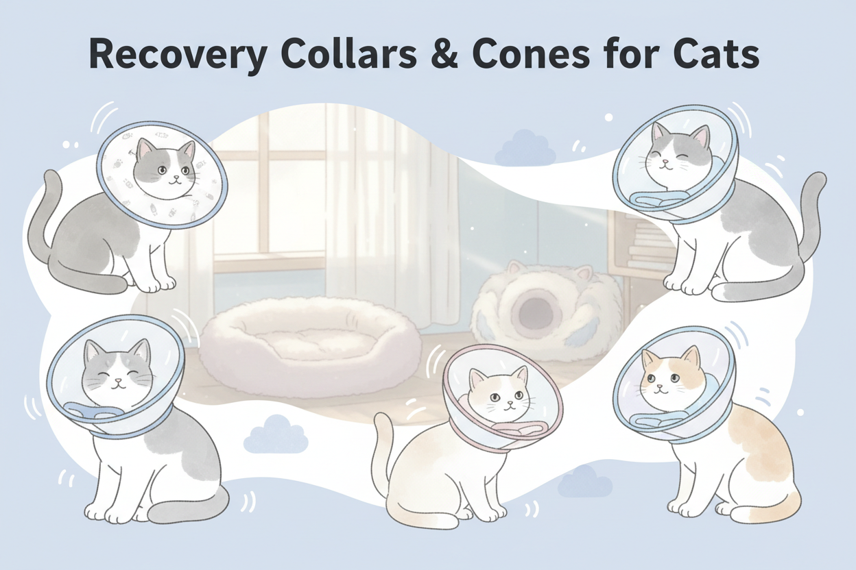 Recovery Collars & Cones for Cats