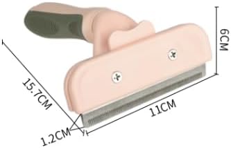 TopMed ETS Deshedding Tool For Dogs & Cats, Pet Grooming Brush For All Kind Of Pet Hair, Reduces Shedding Effectively Proven Grooming Tools for Dogs Cats and Other Animals (Large, Pink)