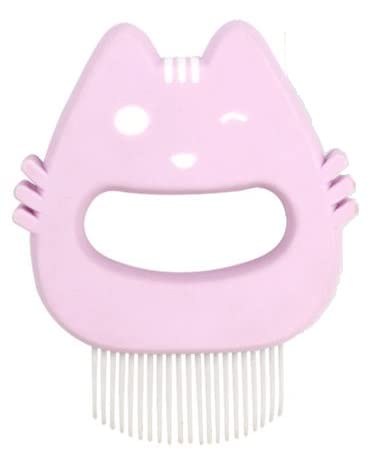 TopMed ETS Soft Deshedding Brush Proven Grooming Tools For Dogs Cats and Other Animals Removal Massaging Shell Comb Grooming and Shedding Matted Fur Remover (PURPLE)