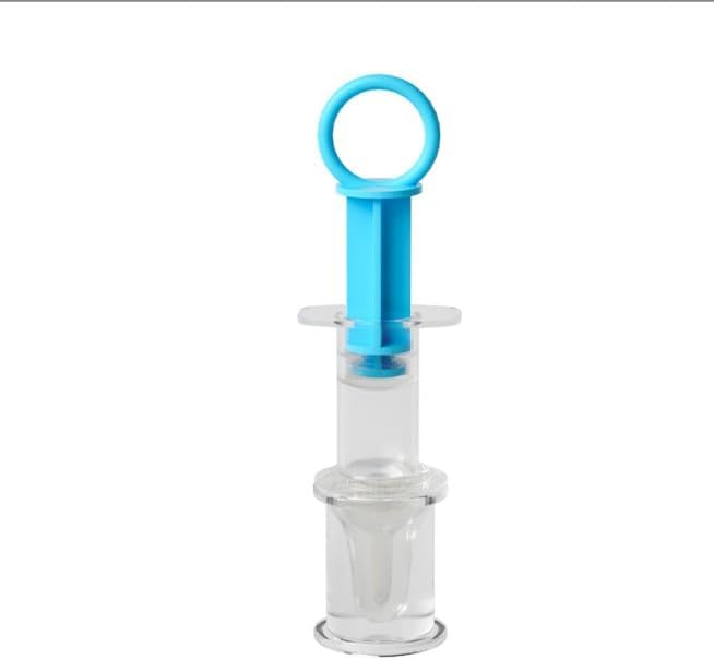 1Pc Blue Pet Medicine Feeder Liquid Oral Syringe Milk Nursing Bottles Syringe Soft Tip Plastic Pet Medical Feeding Tool for Dog Puppy Cat, Kitten Nursing Supplies
