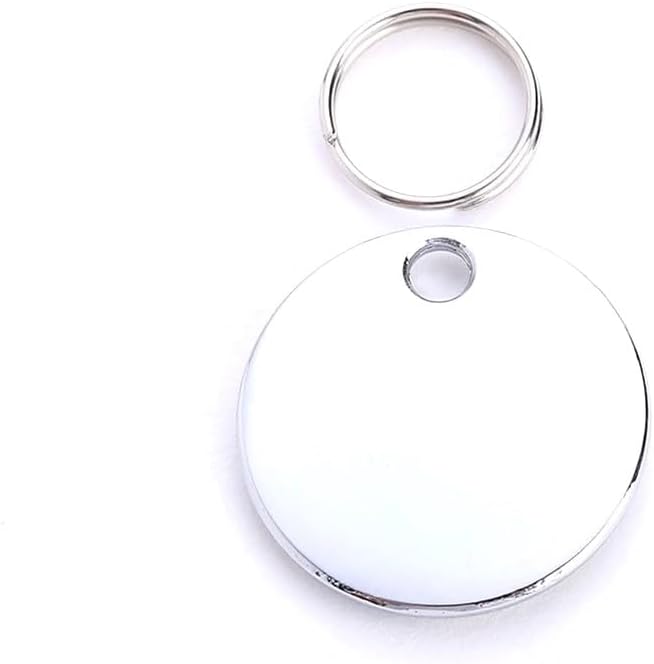 Personalized Dog/Cat Cute Paw Pet ID Tag with Unique Laser Engraving Name and Phone Number for Pet Collar or Key Chain (Black)