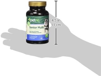 Petnc Senior Multi Chewables (60 Count), Daily Dog Multivitamin & Multimineral Support, Includes Zinc, Magnesium, Iron & More, Supports Overall Health, For Mature Dogs, Liver Flavor