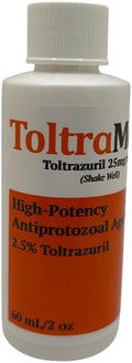 Toltrazuril 2.5% for Horses, Dogs, Cats, 60mL/2 Ounce, for Non-Food Chain Animals, Chicken