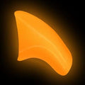 6 Month Supply Soft Nail Caps for Cats Orange Glow in The Dark - Extra Adhesives (Kitten)