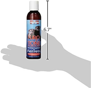 Marshall Pet Products Natural Furo-Tone Pet Pharmaceutical Grade Skin & Coat Liquid Supplement with Fatty Acids and Vitamins, for Ferrets, 6 oz