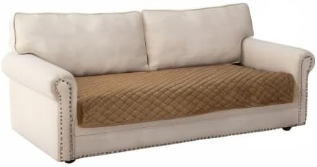 Eismodra Couch Cover,Sectional Couch Covers,Sofa Covers for 3 Cushion Couch,Anti-Slip Sofa Slipcovers for Dogs Cats Kids Loveseat Recliner L Shaped Armrest Backrest,Coffee 43''x70''(Only 1 Piece)