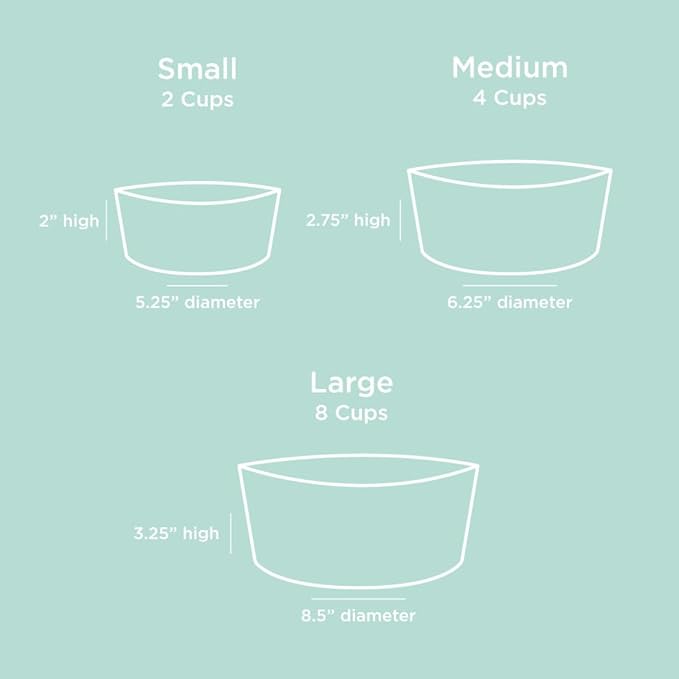 Waggo Simple Solid Dog Bowl with Iron Stand – Elevated Ceramic Feeder or Water Bowl for Small or Large Dogs (Large, Dolphin)