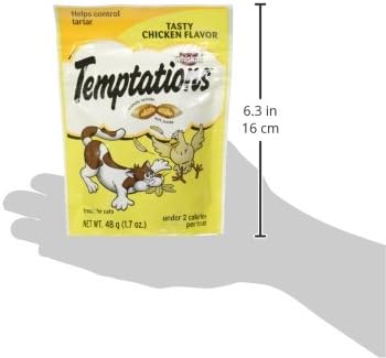 Temptations Classic Treats For Cats Tasty Chicken Flavor 1 Ounce