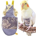 Bird Flight Suits Diapers, Parrot Flight Suits Diapers for Quaker Parakeets Cockatiels Conures Macaw African Grey, Bird Diaper, Parrot Clothes (Grey A,M)
