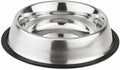 Printed Bowl 23.6 fl oz Anti-Skid Food and Water Dog Bowl | Stainless Steel Bowl for Dogs and Cats | Dog Water and Food Bowl | Dog Feeding Bowl (Silver)