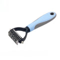 Dog Grooming Deshedding Brush Pet Hair Remover, Cat Dog Undercoat Comb: Stainless Steel Shedding Blade - Coat Thinning Trimmer | Grooming Tool for Short/Long Hair Dogs/Cats Shedding Control (Pink-S)