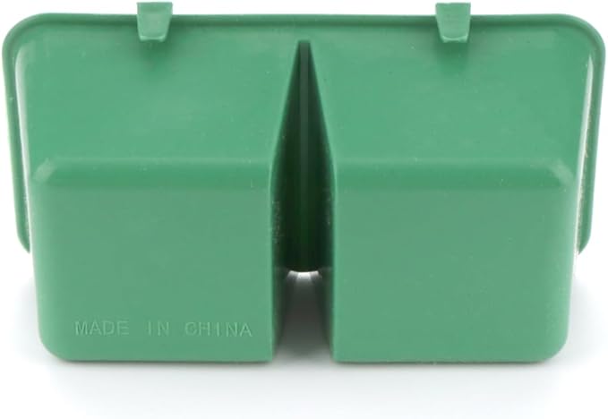 12 Pack Bird Plastic Feeder 2-in-1 Double Trough Bird Seed Food Feeding Dish for BIrd Cage Poultry Pigeon Parrot Parakeet Budgie