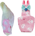 Bird Flight Suits Diapers for Monk Parakeets, Conures, Lovebirds, Cockatiels Flight Suits, Parrot Clothes, Bird Training Nappy Suit Liners Clothes (Medium,Pink)