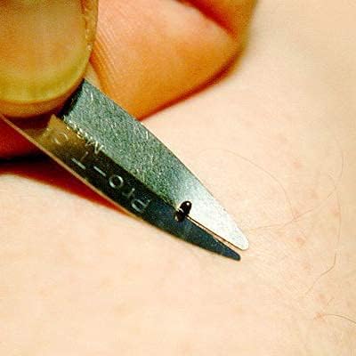 ProTick Remedy (2 Pack) – Precision Steel Tick Remover, Magnifier, Chain, Tick ID Card, Tick ID Information. Helps Deal with All Ticks Sizes from Humans and Animals