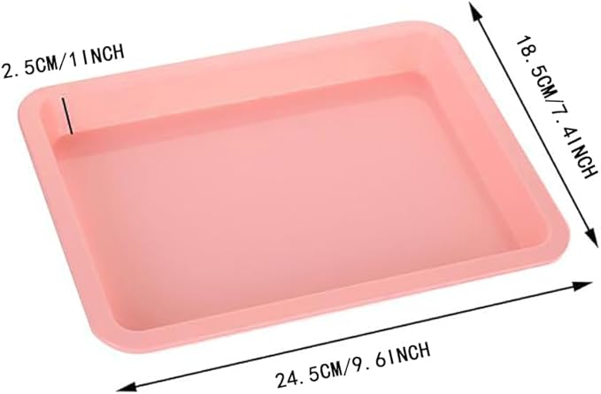 5 Pcs 9.8 x 7.4 x 1 inch Plastic Kitten Litter Boxes Small Bunny Litter Box Open Kitten Litter Box Pet Kitty Litter Pan Portable Small Cat Waste Tray for Indoor Cats