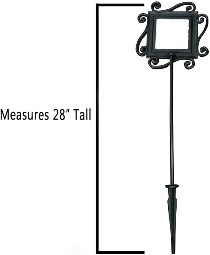 GiftsForYouNow Personalized Paw Prints On Our Hearts Garden Stake, 28' x 8.5', Wrought Iron with Decorated Ceramic Tile