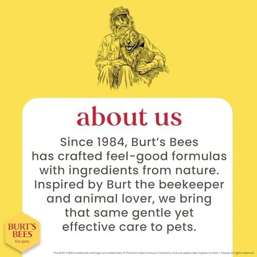 Burt’s Bees for Pets Hypoallergenic Cat Shampoo with Shea Butter and Honey, Gentle Kitten Shampoo for Indoor Cats with Dry or Sensitive Skin, Cat Bathing Supplies, 10 Fl Oz - 6 Pack