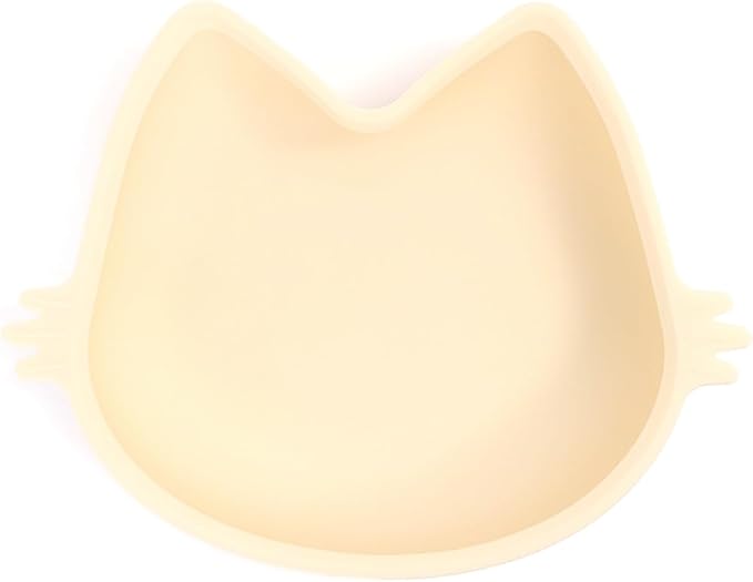 Platinum Silicone MoaCat Bowl, Wellbeing Pet Bowl, Premium, Odorless, BPA-Free, Food-Grade, Microwave & Dishwasher Safe, Sensitive Stomach, Eco-Friendly Travel Bowl (Butter)