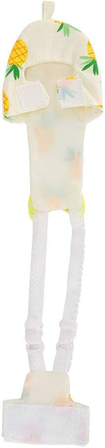 HEEPDD Pet Bird Cute Diaper, Bird Diaper for Parrots, Pigeons, and Other Birds - Convenient for Indoor and Outdoor Use Pet Cute, Soft Cotton Reusable Nan Supplies (L Fruit)