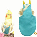 Bird Flight Suits Diapers, Parrot Flight Suits Diapers for Quaker Parakeets Cockatiels Conures Macaw African Grey, Bird Diaper, Parrot Clothes (Blue,L)
