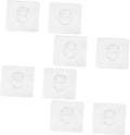 8 Pcs PET Cage Fixators Self-Adhesive PET Fence Retainers for Dogs and Cats Non-Slip Indoor Grip