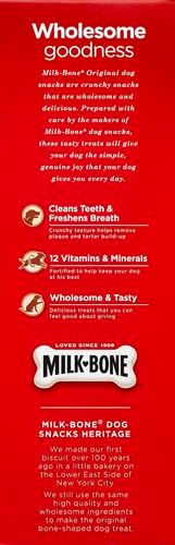 Milk-Bone Original Dog Treats Biscuits for Large Dogs (Packaging May Vary), 24 Ounces (Pack of 2)
