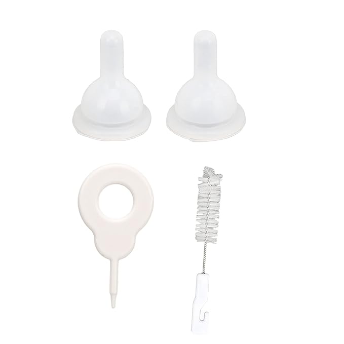 Portable Silicone Pet Nursing Bottle - 3pcs Nipples, Ideal for Newborn Kittens, Puppies, Hamsters, Rabbits (Pink)