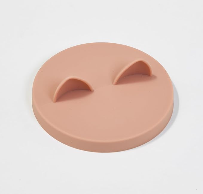 OHMO 2 Pack Cat Food Can Lids, Small Size (3 oz) Silicone Pet Food Can Lids Covers for 3 oz Cat Food Cans, Nude Pink