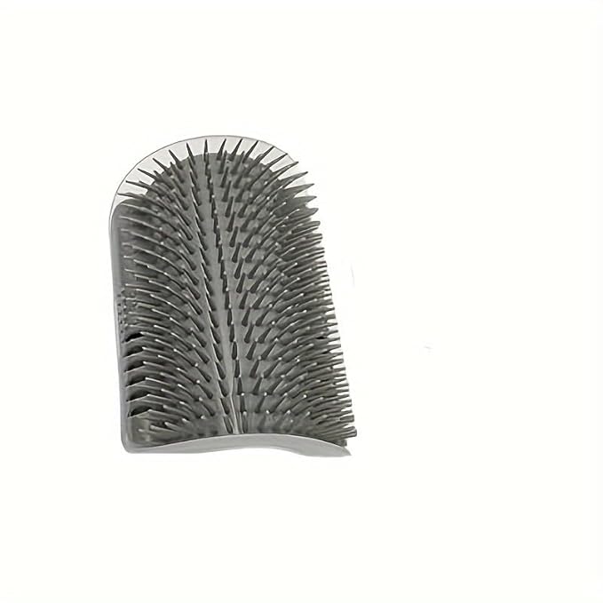 Pet combs Cat Self Groomer with Massage Comb Brush - Perfect for Kitten and Puppy Grooming and Relaxation Wall-Mounted (GRAY,L)