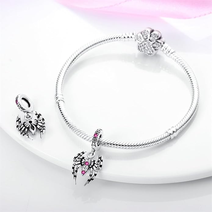 925 Sterling Silver Charm For Bracelets Animals Pets Insects Butterflie Cat Dog Charms Bead For Women Jewelry Gifts