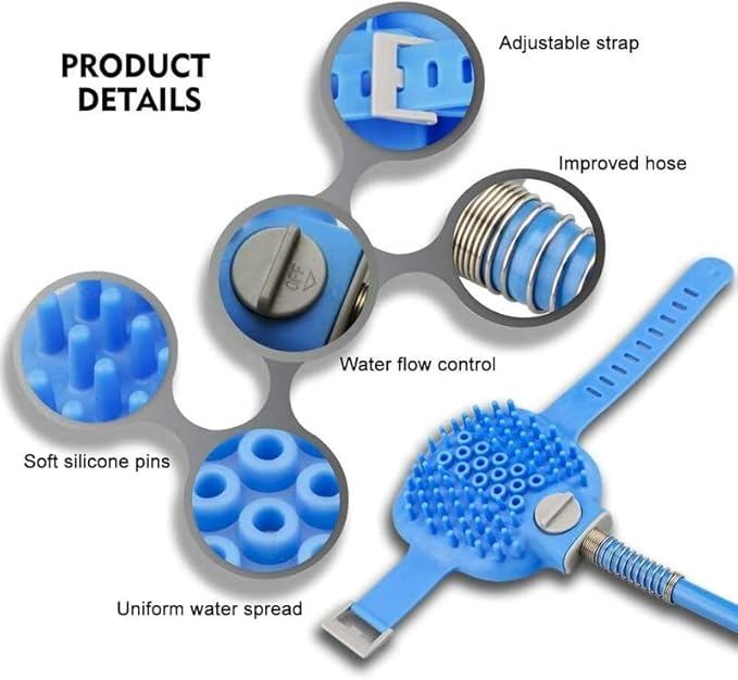 Pet Shower Nozzle Pet Shower Brush Pet Shower Color Box