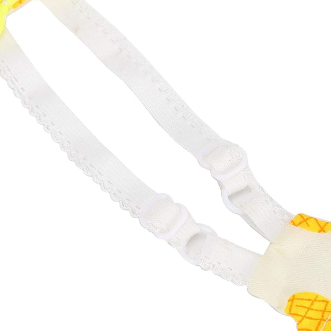 HEEPDD Pet Bird Cute Diaper, Bird Diaper for Parrots, Pigeons, and Other Birds - Convenient for Indoor and Outdoor Use Pet Cute, Soft Cotton Reusable Nan Supplies (M Fruit)