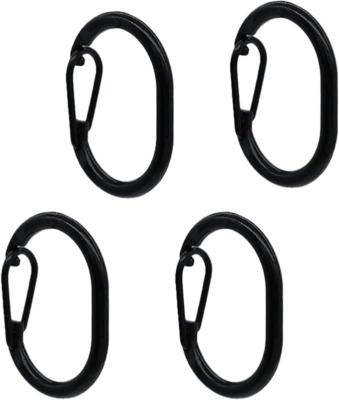 4 Pack Pet Tag Clips, Dog Rings for Pet Collar, ID Tag Quick Clips for Dogs and Cats