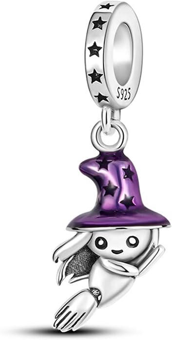 Pet Charm, Cute Dog Charm, Animal Dangle Charm, Sterling Silver Charm, Gift For Women, Friends, Wife, Mother, Christmas, and Halloween, Compatible With Pandora