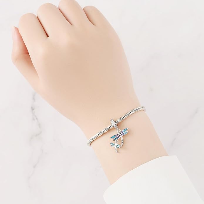 925 Sterling Silver Charm For Bracelets Animals Pets Insects Butterflie Cat Dog Charms Bead For Women Jewelry Gifts