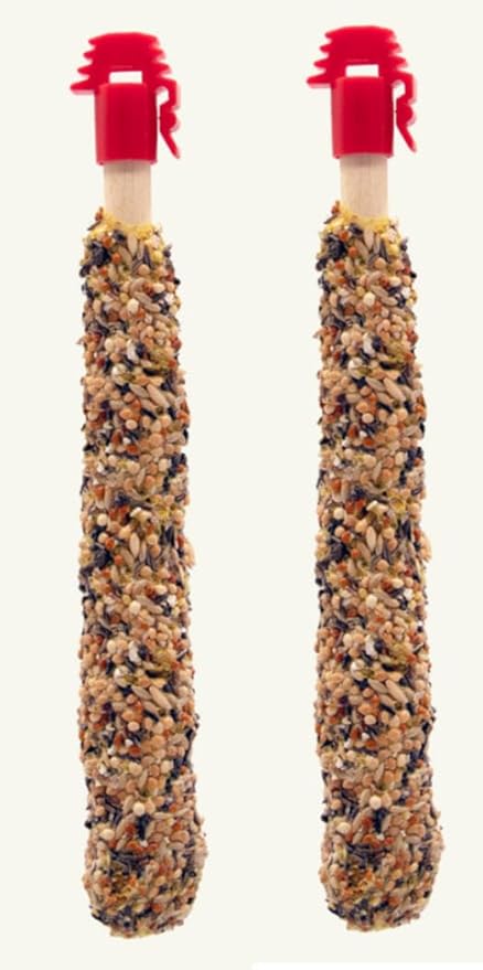 Higgins Sunburst Gourmet Avian Treat Stick for Canary & Finch. Honey & Berries 2pk. 2.1oz