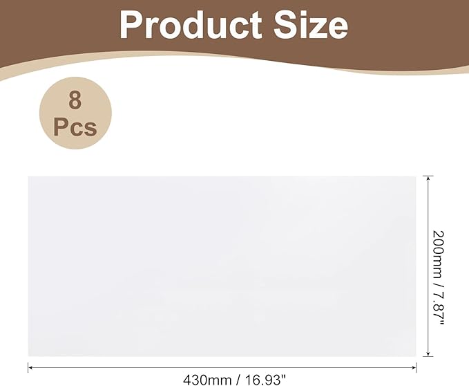 uxcell Anti Scratch Furniture Protector, 8 Sheets 17" x 8" Single-Sided Sticky Couch Protector from Cat Claws, Clear Protectors from Cats Scratching for Sofa Corners, Walls, Doors