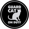 Circle Guard Cat on Duty (Black/Silver) - Large