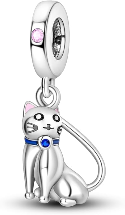 925 Sterling Silver Charm For Bracelets Animals Pets Insects Butterflie Cat Dog Charms Bead For Women Jewelry Gifts
