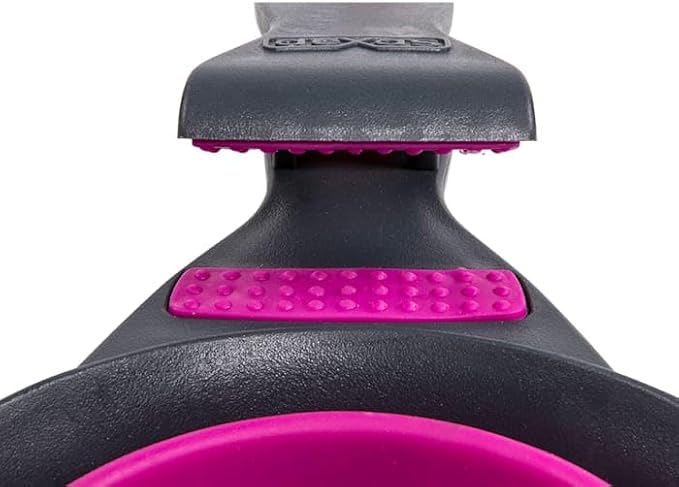 Dexas Pets Collapsible KlipScoop Collapsible Dry Dog Food Scoop and Dog Food Bag Clip, 2 Cup Capacity, Fuchsia