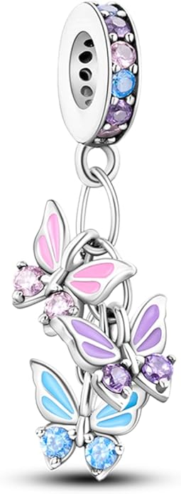 925 Sterling Silver Charm For Bracelets Animals Pets Insects Butterflie Cat Dog Charms Bead For Women Jewelry Gifts