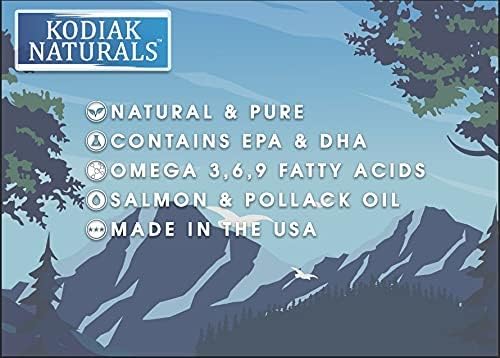 18oz Wild Alaskan Salmon Oil Formula for Dogs & Cats, a Balanced Blend of Pure Fish Oils with EPA and DHA from Wild-Caught Fish. Support for Skin & Coat, Joints, and Immune Health.