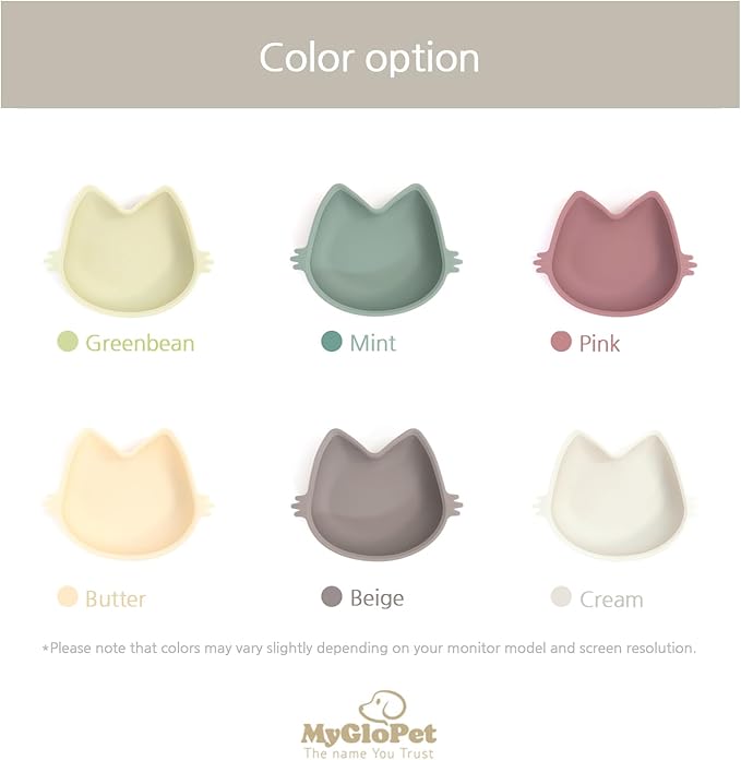 Platinum Silicone MoaCat Bowl, Wellbeing Pet Bowl, Premium, Odorless, BPA-Free, Food-Grade, Microwave & Dishwasher Safe, Sensitive Stomach, Eco-Friendly Travel Bowl (Mint)