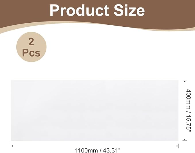 uxcell Anti Scratch Furniture Protector, 2 Sheets 43" x 16" Single-Sided Sticky Couch Protector from Cat Claws, Clear Protectors from Cats Scratching for Sofa Corners, Walls, Doors