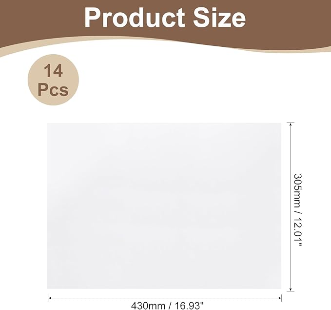 uxcell Anti Scratch Furniture Protector, 14 Sheets 17" x 12" Single-Sided Sticky Couch Protector from Cat Claws, Clear Protectors from Cats Scratching for Sofa Corners, Walls, Doors